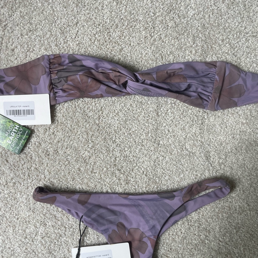 Floral Purple Bikini Set